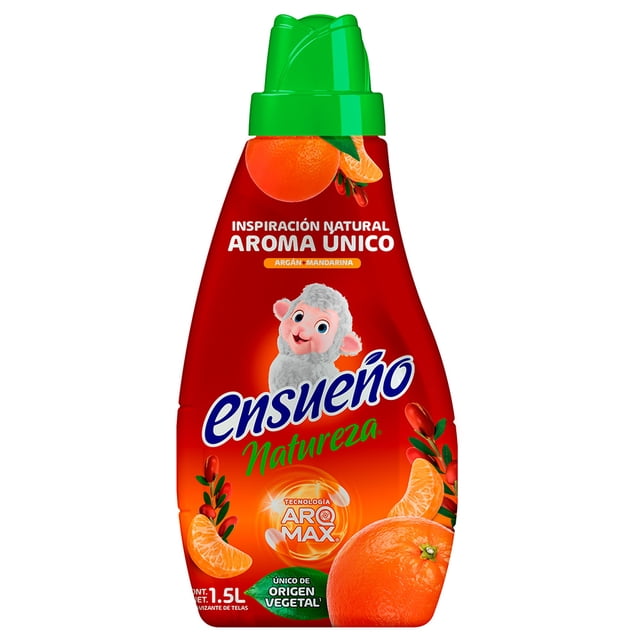 Suavizante de telas Ensueño Naturaleza argán + mandarina 1.5 l