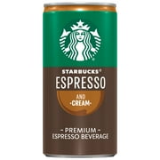 Starbucks Doubleshot Espresso & Cream Premium Iced Coffee Drink 6.5 fl oz Can
