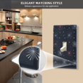 thumbnail image 5 of Yayeee Duplex Wall Plate 1-Gang 4.5"x2.7" Home Receptacle Light Switch Decorative Outlet Cover, Starry Night Pattern, 5 of 7