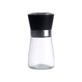 thumbnail image 5 of Manual Spice Grinder Stainless Steel & Glass - Pepper Salt Sesame Spice Grinding Bottle, Adjustable Coarseness Seasoning Mill, Durable Kitchen Tool for Home Cooking & Spice Prep, 5*3in, Black, 5 of 6