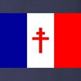 thumbnail image 3 of CafePress - Free French Forces Flag Long Sleeve Dark T Shirt - Long Sleeve Dark T-Shirt, 3 of 4