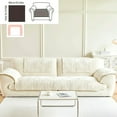 thumbnail image 6 of 1pc Plush Non-Slip Sofa Cover, Modern Luxury, Pet-Friendly, Breathable, Fashionable Home Decor, Suitable for Living Room, Bedroom, Office, Polyester Fabric, Machine Washable, No Print, 6 of 10