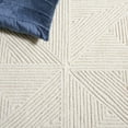 thumbnail image 6 of SAFAVIEH Textural Ashley Geometric Area Rug, Ivory, 6' x 6' Round, 6 of 8