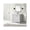 White, variant on Bellaterra-Home 37 in. Single Sink Vanity in Dark Cherry with Engineered Quartz Top