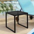 thumbnail image 4 of Ensemble de 3 Chaises Longues de Patio – Chaises Longues Inclinables d'Extérieur avec Dossier Réglable, Roues et Table d'Appoint pour Bord de Piscine, Jardin, Pelouse, Terrasse, 4 of 7