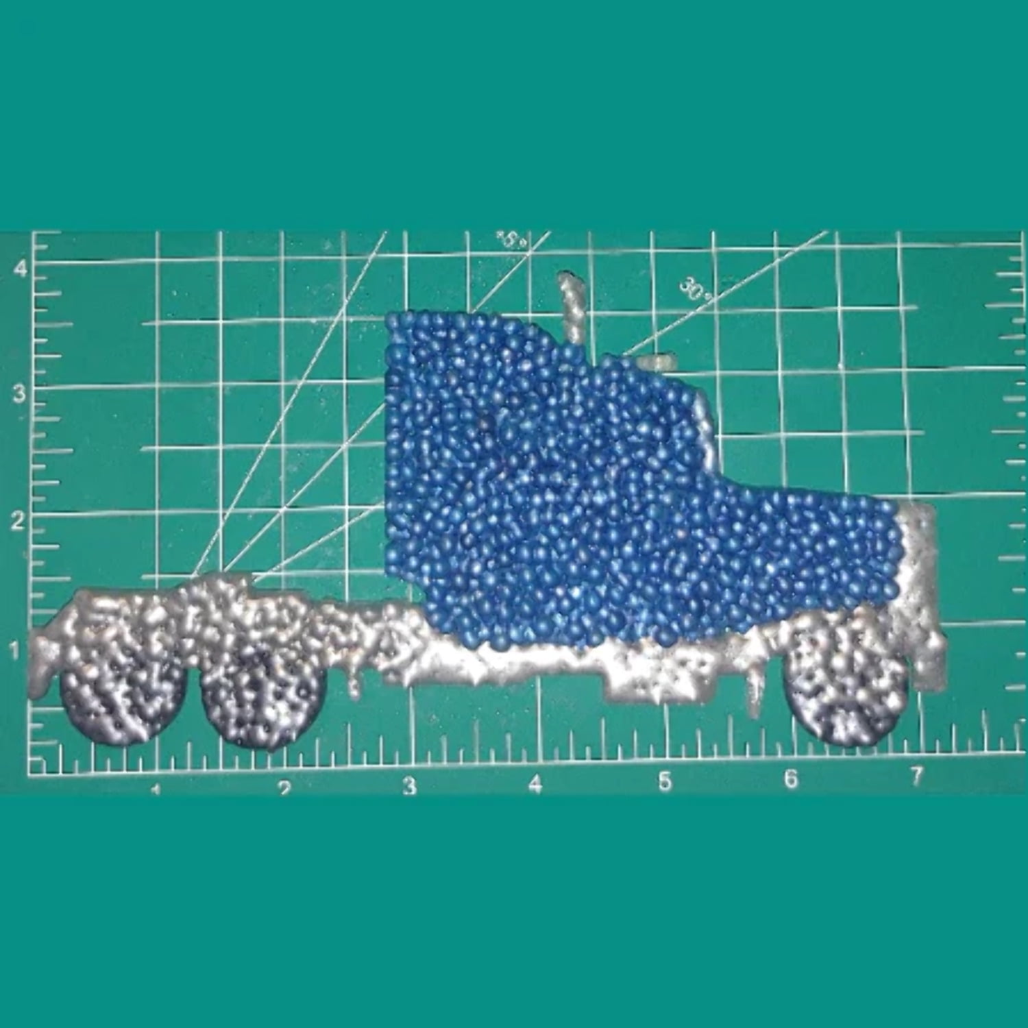 Side Semi - Double Cab - Silicone Freshie Mold