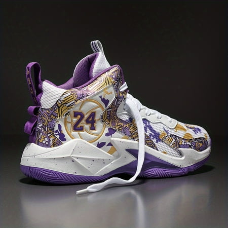 

and Durable High Top Basketball Shoes for Youth with Non-Slip Soles