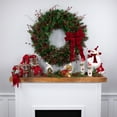 thumbnail image 2 of Northlight Pre-lit Royal Oregon Pine Artificial Christmas Wreath - 36" - Clear Lights, 2 of 7