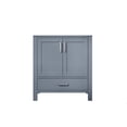 thumbnail image 3 of Lexora Home Jacques 30" Vanity Cabinet in Dark Gray, 3 of 9