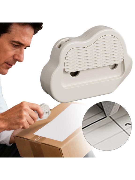 Auto-Retractable Mini Box Cutter, Magnetic Attachment Cardboard Cutter, Keychain Box Opener, Specifically Designed for Opening Express Delivery Boxes, 1 Pcs, 2.63x1.57x0.78"