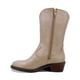 thumbnail image 5 of BOTAS COQUETA NIÑA DE PIEL COLOR BEIGE MIRTA CON DISEÑO WESTERN Y BORDADO CONTRASTANTE, 5 of 6