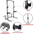 thumbnail image 2 of Rack de Potencia y Sentadillas Sunny Health & Fitness SF-BH6802 con Capacidad de Peso 880 lb Gris, 2 of 2