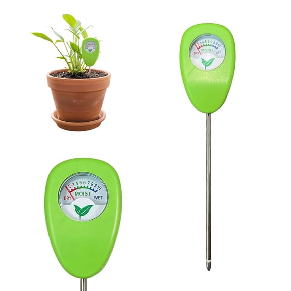 NOVELAR Soil Moisture Meter for Plants, No Battery Plant Moisture Tester with Hygrometer Dial, Water Monitor for Indoor Outdoor Plants, Garden, Potted Plants, Lawn (1pcs)