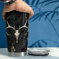 thumbnail image 5 of Hunting Tumbler Deer Skull Camouflage 20oz Tumblers with Lid Gift for Men Dad Best Friends Hunting Skull Lovers Christmas Birthday Fathers Day, 5 of 7