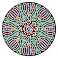 thumbnail image 3 of 5D DIY Diamond Painting Mandala posavasos redondo de madera taza cojín (AA1058-7) Sywqhk Decoración hogareña, 3 of 9