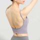 thumbnail image 5 of Sujetador deportivo para mujer tirantes finos espalda en U camisola acolchada inalámbrica, 5 of 8