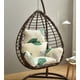 thumbnail image 1 of Cojín de columpio de huevo para silla, hamaca colgante, almohadilla de cesta colgante para interior, exterior, jardín, patio, sin silla, decoración del hogar Fivean unisex, 1 of 2