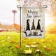 thumbnail image 2 of Bandera de Jardín de Feliz Año Nuevo,Señal de Vacaciones de Bienvenida de Invierno de Doble Lado de 12x18In,Patio Decoración Al Aire Libre Patio Patio Banner,Material de Poliéster Girado Resistente Al, 2 of 7