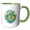 Green/White, variant on 3drose, Rio De Janeiro, the Federative Republic of Brazil, Travel Art Gift, 11oz Magic Transforming Mug