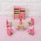 thumbnail image 1 of Muebles para casa de muñecas, muebles para casa de muñecas de madera de colores con simulación realista en miniatura, muebles para casa de muñecas de madera para lograr más, 1 of 9