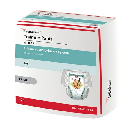 Curity Training Pants, Heavy Absorbency, 2T to 3T (18 to 34 Pounds), 26 Count