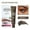 Brown, variant on Erna Henna Eyelash Brow Dye Tint Professional Lash Eyebrow Dye 15-Minute Fast Drying Cream Brow Semi Permanent Eyebrows Makeup Brown