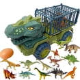 thumbnail image 1 of Camión Volquete De Dinosaurios, Excavadora De Dinosaurios De Rueda Libre, Juguete Artesanal Exquisito, Vehículo De Ingeniería De Dinosaurios, Educativo Para Niños En Casa matsuzay FN003543-02, 1 of 6