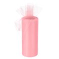 thumbnail image 1 of Rollos Tela Carretes 6" 25 Yardas Claro Rosa para Decoración Envoltura Boda Bricolaje Manualidades, 1 of 5