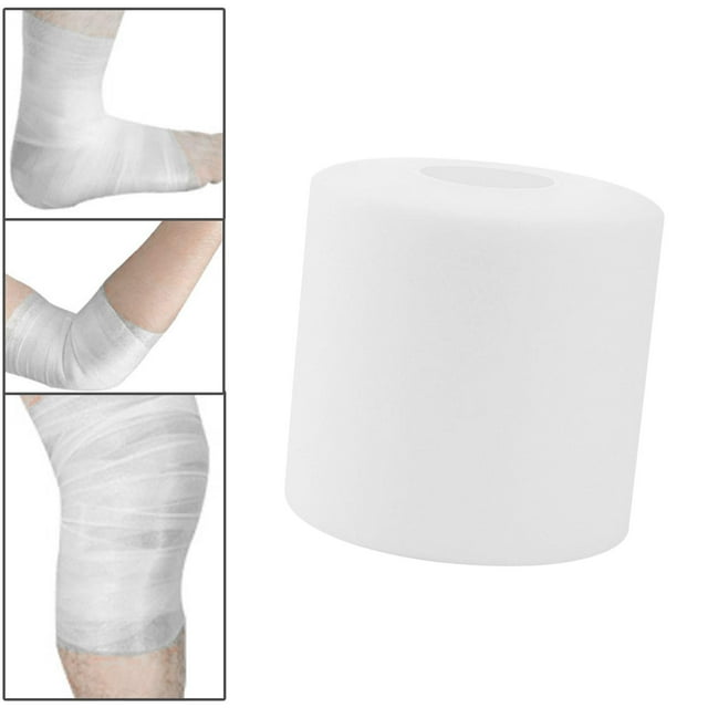 Envoltura de espuma de espuma, individual preenvuelto no adhesivo 7 cm x 27 m Soporte atlético Transpirable para deportes Manos Voleibol , Blanco 7cmx27m shamjiam rollo de espuma