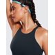 thumbnail image 4 of Sostén CRZ YOGA Butterluxe sin varillas, cuello alto, azul marino XL, 4 of 6