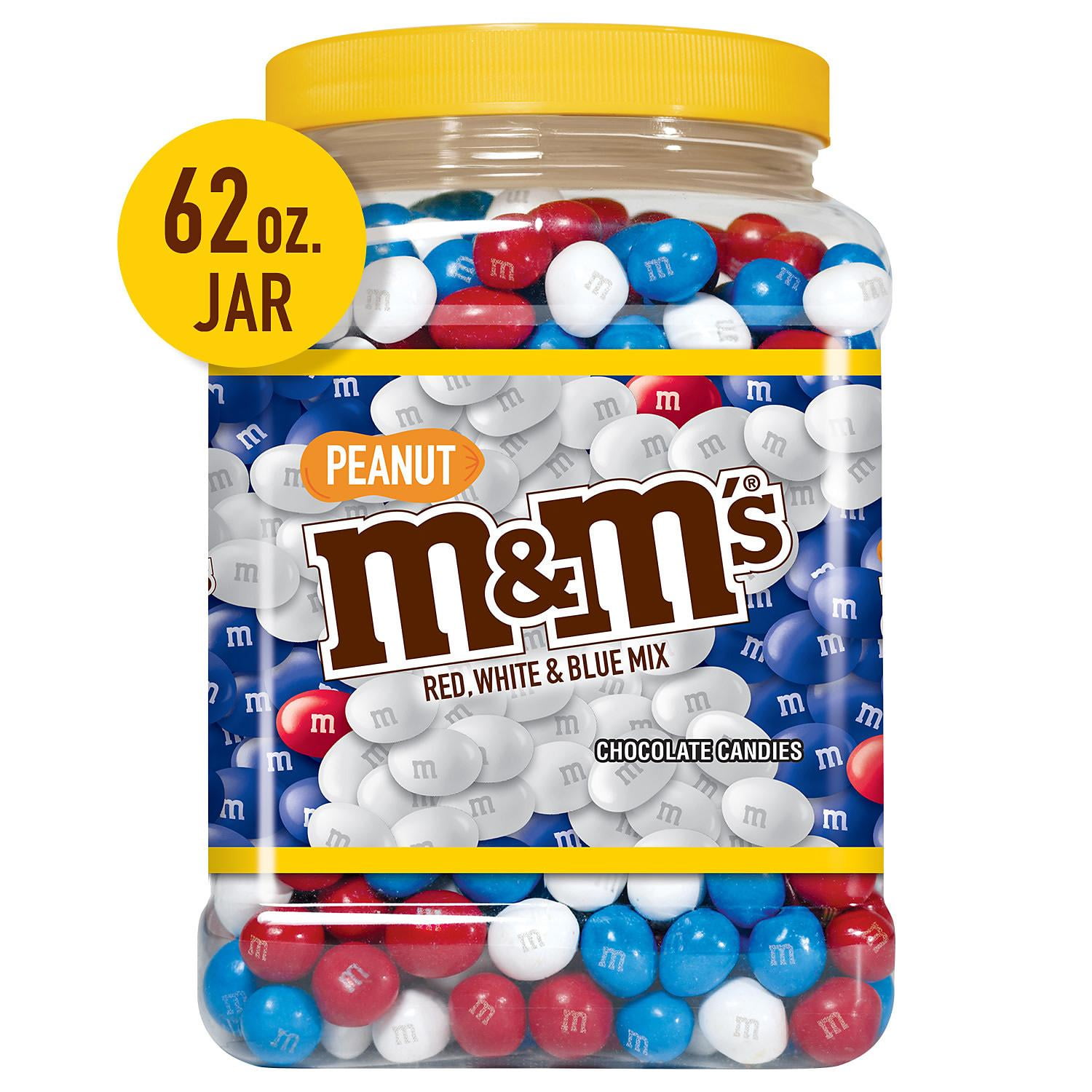 M&M'S Red, White & Blue Patriotic Peanut Chocolate Candy Limited