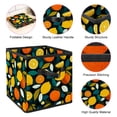 thumbnail image 4 of RATGDN Collapsible Fabric Cube Storage Bin with Double Handles for Living Room Bedroom Office Black - Lemon Juice Fruit, 4 of 7