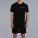 thumbnail image 2 of Ropa Deportiva de seda de hielo para hombre, traje de Fitness para correr, camiseta informal de secado rápido y pantalones cortos, chándal de entrenamiento de 2 piezas, 2 of 4