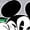 HEATHER GREY, variant on - Mickey Mouse Cartoon Pop - Juniors Cropped Cotton Blend T-Shirt