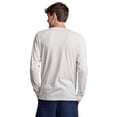 thumbnail image 2 of Russell Athletic Essential 60/40 Performance Long Sleeve T-Shirt, L, White, 2 of 2