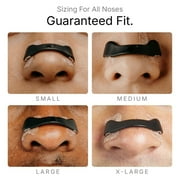 Intake Breathing Nasal Strip Starter Kit (15 Count, Black) - Boost Oxygen Intake, Reduce Snoring, Improve Sleep Quality - Sweat Resistant, Skin Safe Nasal Strips - Extra Strength Snoring Solution