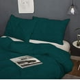 thumbnail image 2 of Pinch Pleated Pillow Shams - Super Soft 100% Egyptian Cotton 1000 Thread Count 2Pcs Pillow Shams - King Size (20" X 40") Inches, Teal Solid, 2 of 5