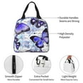 thumbnail image 3 of Yiaed Butterflies Print Insulated Lunch Bag Reusable Cute Tote Lunch Box, Leakproof Cooler Lunch Bags for Work Office Travel School Picnic, 3 of 5