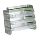 thumbnail image 5 of Estante de almacenamiento de cocina de 3 capas, organizador de joyas, estante multifunción para ollas y platos Verde, 5 of 9