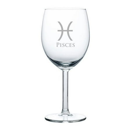 

Wine Glass Goblet Horoscope Zodiac Birth Sign (10 oz Pisces) MIP