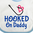 thumbnail image 4 of Inktastic Fishing Hooked on Daddy Boys or Girls Baby Bib, 4 of 4