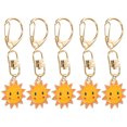 thumbnail image 3 of GAXIRE 5 llaveros de aleación con colgantes de sol: llaveros versátiles y adornos artesanales, accesorios funcionales para decorar bolsos y llaveros., 3 of 7