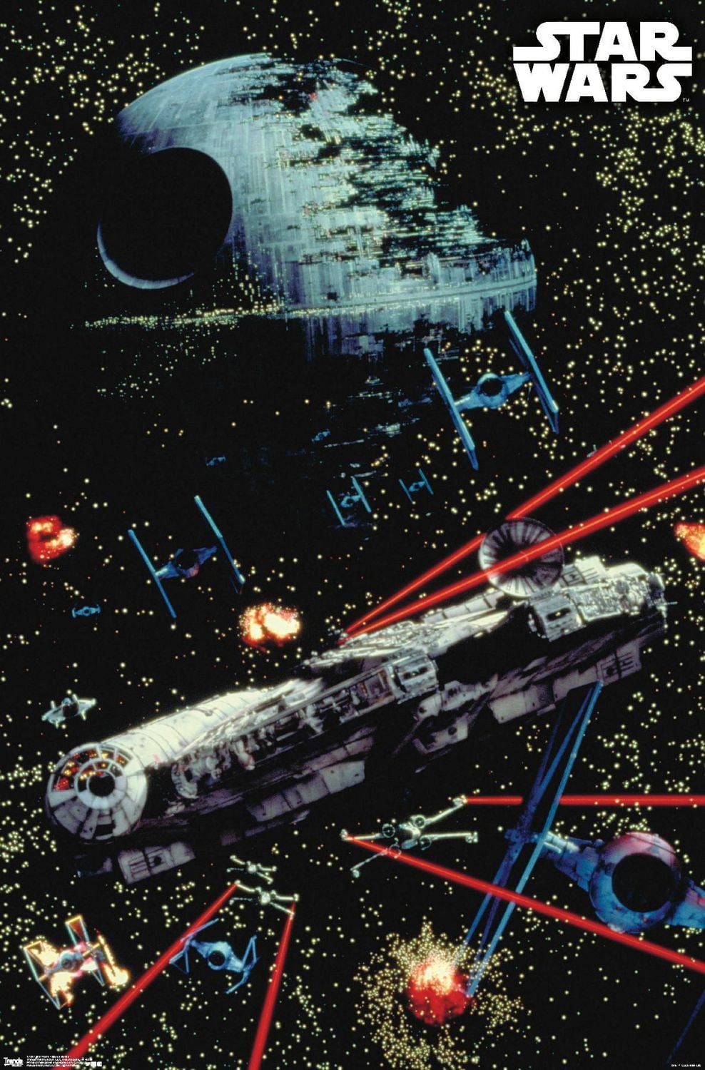 Star Wars: Saga - Space Battle Wall Poster