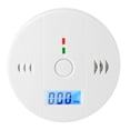 thumbnail image 2 of Alarma de CO ANGGREK Sensor de Monóxido de Carbono Seguro Con Pantalla LED Alto Volumen Blanco 10x3 cm, 2 of 6