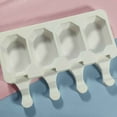 thumbnail image 5 of Set of 4,Silicone Popsicle Molds Ice Popsicle Maker Homemade Ice Cream Molds Easy-Release Ice Pop Molds Popsicle Maker Molds, 5 of 7