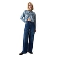 thumbnail image 1 of Jeans GAP Mujer Tiro Alto Stride Denim Lavado Oscuro Talle 28, 1 of 1