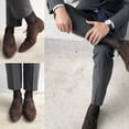 thumbnail image 6 of CAILDANL 10 Pairs Mens Ultra Thin Dress Socks Silk Sheer Business Socks Soft Nylon Work Trouser Sox Mid Calf, 6 of 7