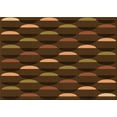 thumbnail image 1 of Ahgly Company Indoor Rectangle Patterned Mahogany Brown Area Rugs, 8' x 12', 1 of 6