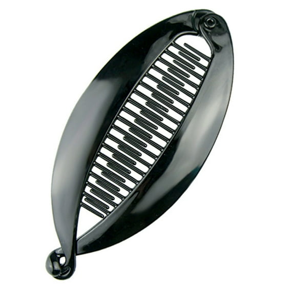 dianhelloya Fashion Women Girls Banana Fishbone Hairpin DIY Hair Clip Grip Barrette Headwear Black