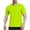 Yellow, variant on Wyobmus Mens Summer T Shirts Slim Fit Short Sleeved Solid Color Crew Neck Tops Breathable Quick Dry Mesh Sport Blouses Shirts M-3X White